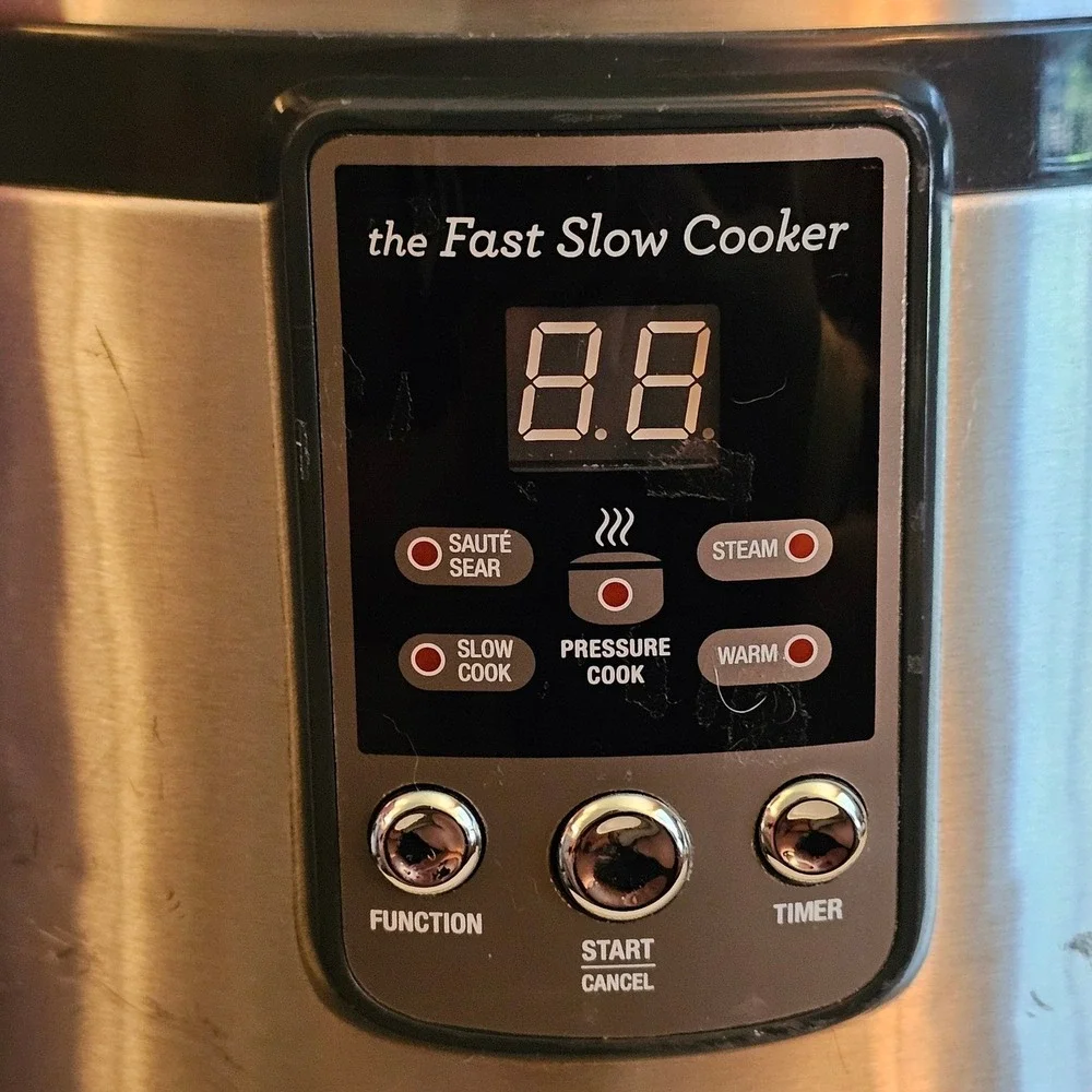 Breville BPR600XL Fast Slow Cooker 6 Qt Pressure Stainless Steel 1100W
